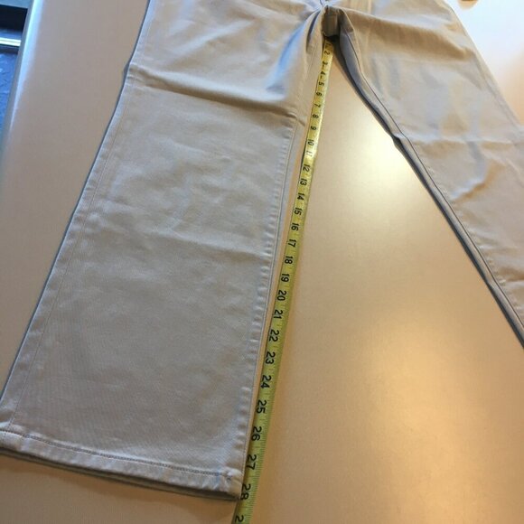 Nautica Mens Pants Size 32x30 Straight Fit Stretch Tan Preppy Hipster - Picture 10 of 11